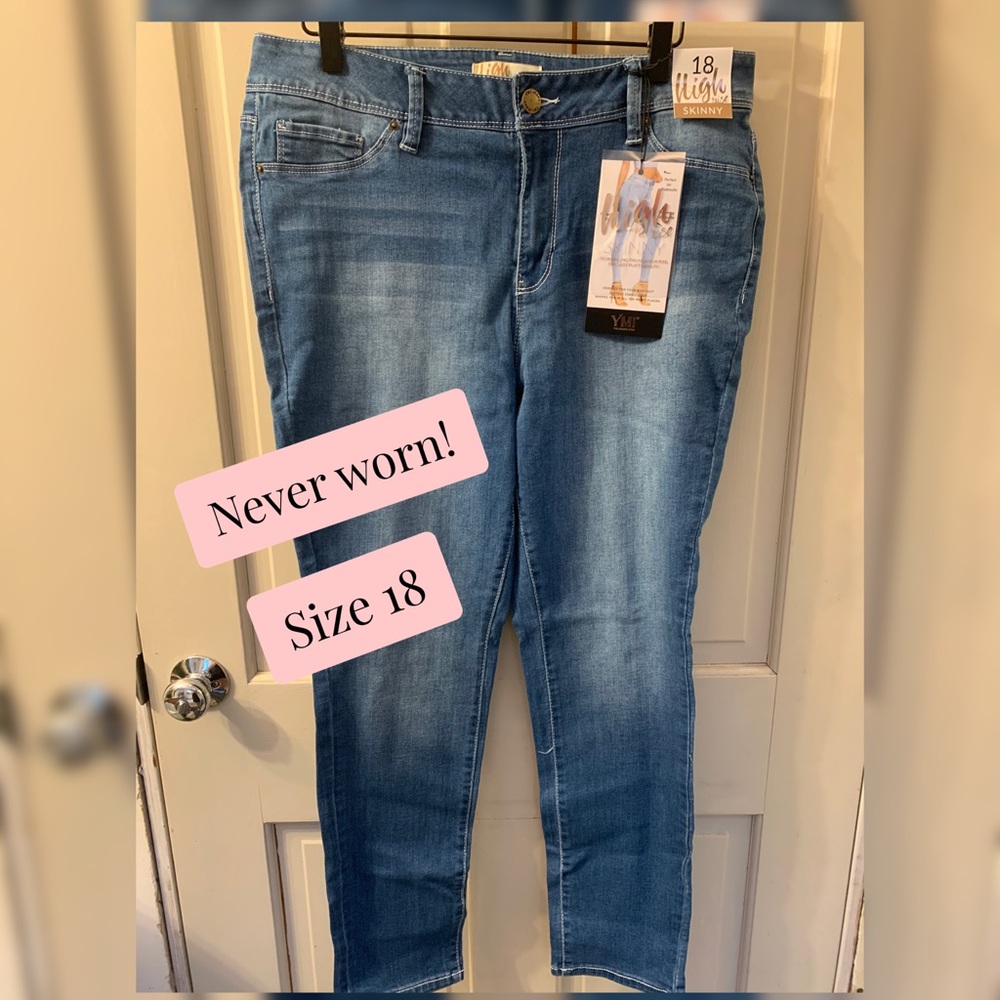 YMI High Waisted Skinny Jean- Size 18
